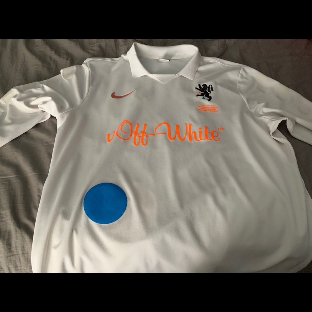 Off white X Nike soccer jersey